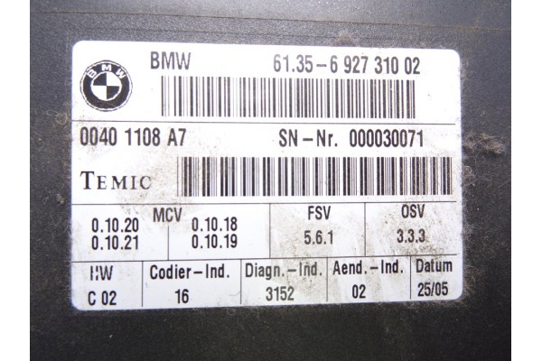 Módulo electrónico, Bmw Serie 5 Berlina (E60) 525xi 2005, 692731002