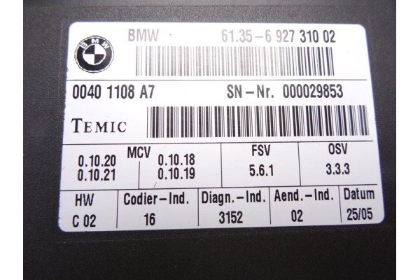 Módulo electrónico, Bmw Serie 5 Berlina (E60) 525xi 2005, 692731002