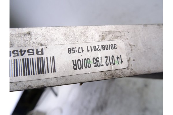 Radiador agua, Citroen Jumpy HDi 90 27 L1H1 Furg. acristaldo 2011, 1401279580