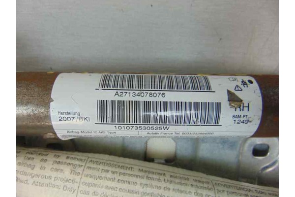Airbag cortina delantero derecho, A27134078076