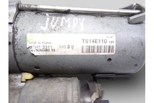 Motor arranque, Citroen Jumpy HDi 90 27 L1H1 Furg. acristaldo 2011, 9688268480