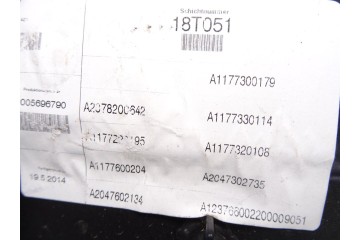Elevalunas trasero izquierdo, Mercedes-benz Clase Cla (Bm 117) Cla 200 Cdi (117.301) 2014