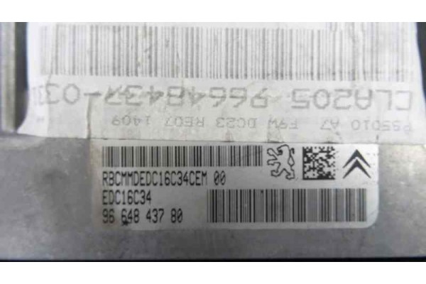 Centralita motor uce, Peugeot 207 Sw Outdoor 2009, 9664843780