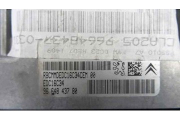 Centralita motor uce, Peugeot 207 Sw Outdoor 2009, 9664843780