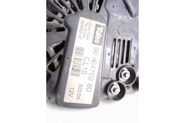 Alternador, Citroen C3 1.4 HDi Premier 2004, 9646476280