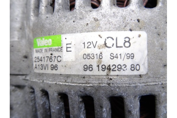 Alternador, Citroen Xsara Berlina 1.6 Lx 2000, 9619429380