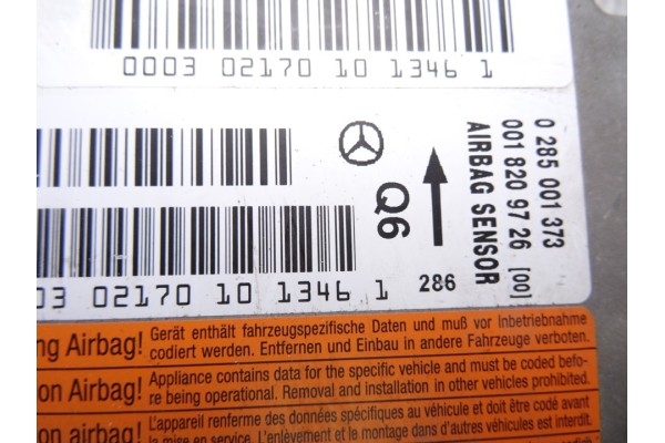 Centralita airbag, Mercedes-benz Clase C (Bm 203) Sportcoupe C 200 Compressor (203.742) 2002, 0018209726