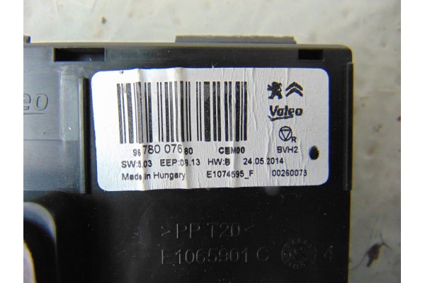 9678007680 MODULO ELECTRONICO CITROEN C4 CACTUS Feel 2014 9678007680 179043 CITROEN - 1