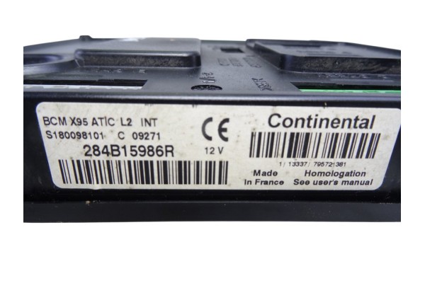 Caja reles / fusibles, Renault Megane Iii Sport Tourer Expression 2009, 284B15986R