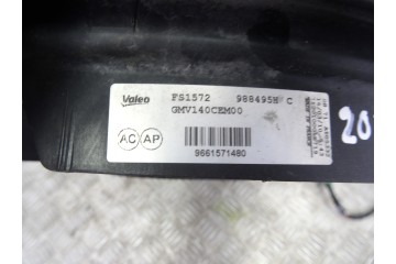 Electroventilador, Peugeot 3008 Confort 2009, 9661571480