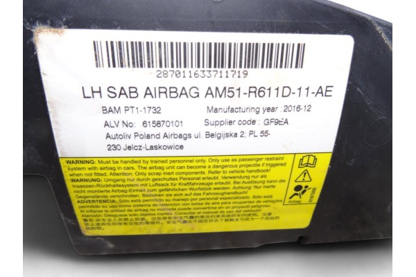 Airbag lateral izquierdo, Ford Focus Sportbreak (Cew) Business 2017, AM51R611D11AE