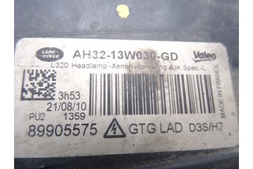 Faro izquierdo, Land Rover Range Rover Sport V6 Td Hse 2010, AH3213W030GD