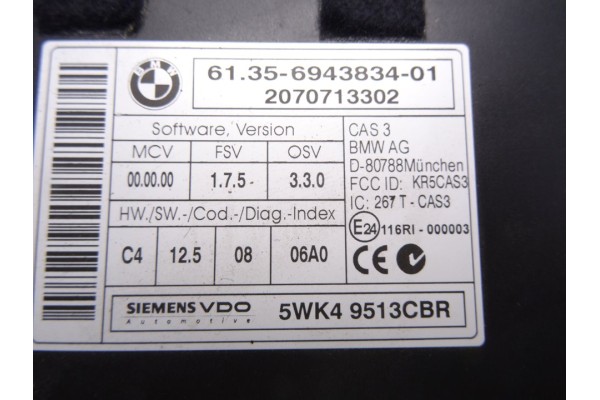 Módulo electrónico, Mini Mini (R56) Cooper S 2007, 6943834
