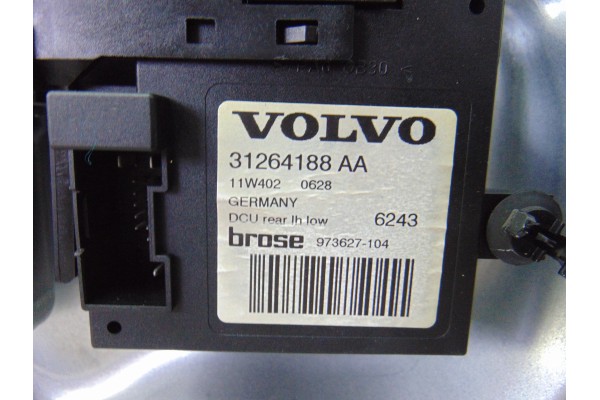 Elevalunas trasero izquierdo, Volvo V50 Familiar D4 Kinetic 2011, 31264188AA
