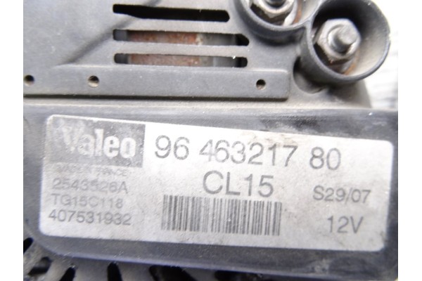 Alternador, Peugeot 207 Sw Confort 2007, 9646321780