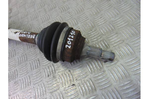 Transmision delantera izquierda, Citroen Berlingo 1.9 D 600 Furg. 2006