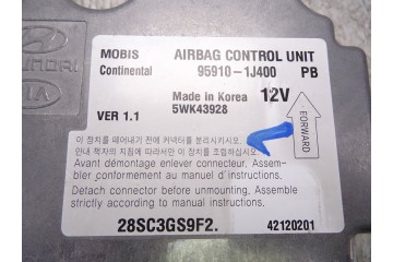 Centralita airbag, Hyundai I20 (Pb) City S 2013, 959101J400