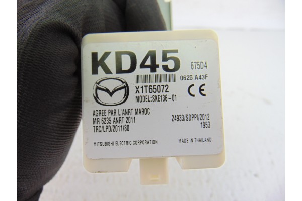 Módulo electrónico, Mazda 3 Berlina / Sedán (Bm/bn) Luxury 2014, KD45675D4