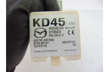 Módulo electrónico, Mazda 3 Berlina / Sedán (Bm/bn) Luxury 2014, KD45675D4