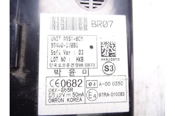 Módulo electrónico, Hyundai I20 (Pb) City S 2013, 954001JBB1