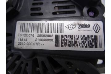 Alternador, Renault Megane Iii Berlina 5P Business 2014, 231000027R