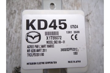 Módulo electrónico, Mazda CX-5 (Ke) Luxury 4WD 2013, KD45675D4