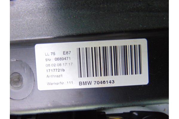 Techo electrico, Bmw Serie 1 Berlina (E81/E87) 123d 2009, 7046143