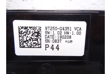 Mando climatizador, Hyundai I30 (Pd) go!+ 2019, 97250G4351