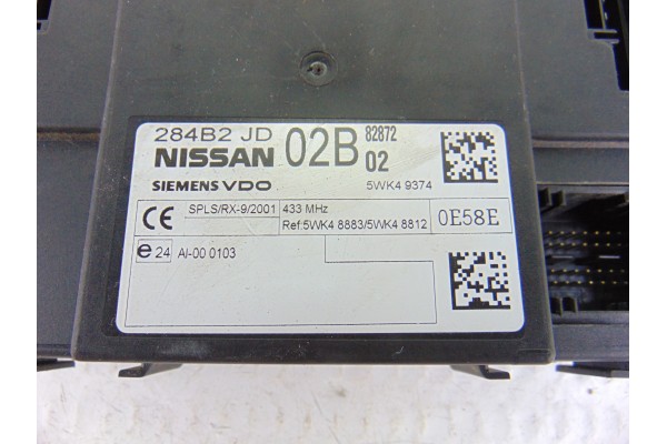 284B2JD02B  MODULO ELECTRONICO NISSAN QASHQAI (J10) Acenta 2008 284B2JD02B 197186 NISSAN - 2