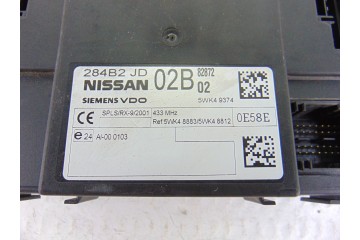 284B2JD02B  MODULO ELECTRONICO NISSAN QASHQAI (J10) Acenta 2008 284B2JD02B 197186 NISSAN - 2