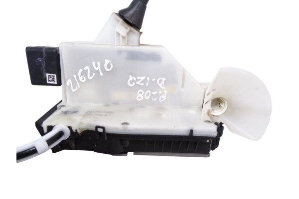 Cerradura puerta delantera izquierda, Peugeot 208 Style 2016, 9812500880