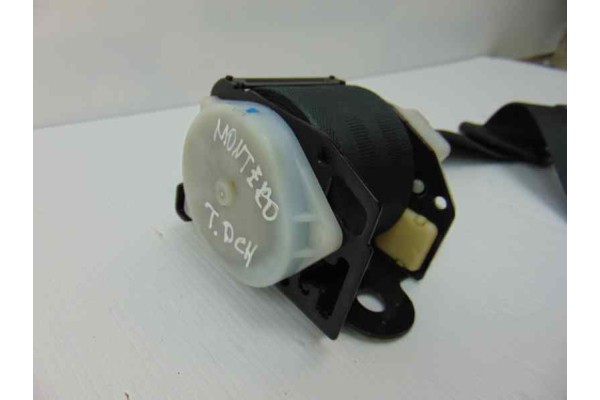 Cinturon seguridad trasero derecho, Mitsubishi Montero (V60/V70) 3.2 DI-D Avance (5-ptas.) 2000