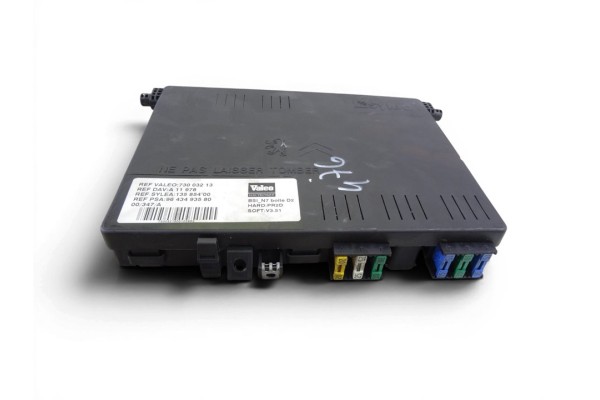Caja reles / fusibles, Citroen Xsara Coupe 1.6i 16V VTS 2001, 9643493580