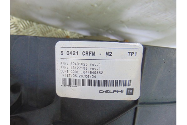 Electroventilador, Opel Meriva Cosmo 2004, 13127135