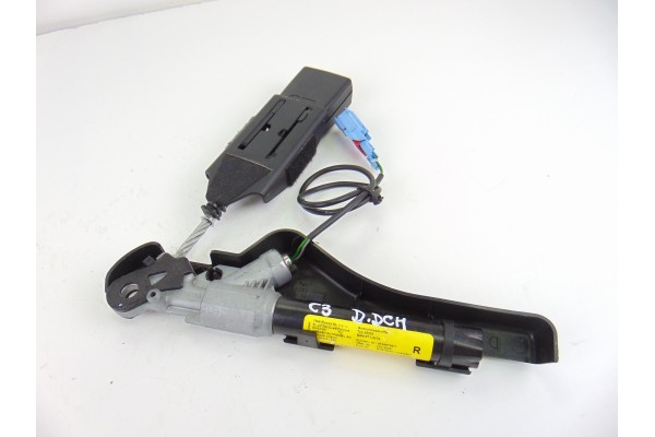 Pretensor airbag derecho, Citroen C3 1.4 16V SensoDrive X-TR 2004, 9639873877