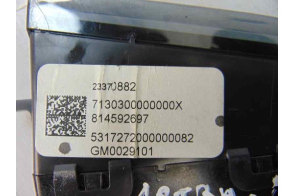 Módulo electrónico, Opel Astra K Berlina 5P Dynamic 2018, 23370882