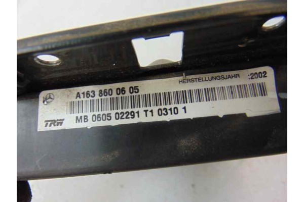 Airbag lateral delantero derecho, Mercedes-benz Clase Ml (Bm 163) 270 Cdi (163.113) 2002, A1638600605