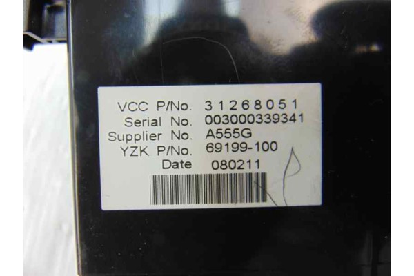 Pantalla multifuncion, Volvo C30 1.6 D 2008, 31268051