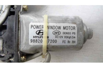 Elevalunas trasero derecho, Hyundai Matrix (Fc) 1.6 Gls 2004, 98820-7200