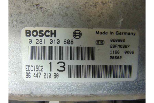 Centralita motor uce, Citroen C5 Berlina 2.0 HDi SX 2002, 9644721080