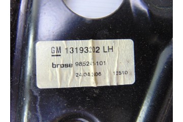 13193202  ELEVALUNAS TRASERO IZQUIERDO OPEL ASTRA H TWIN TOP Enjoy 2006 13193202 197501 OPEL - 5