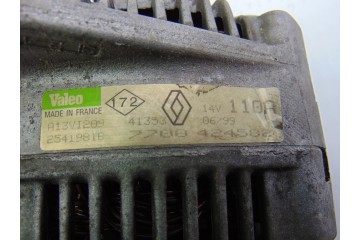 Alternador, Renault Megane I Scenic (JA0) 1.9 D Alize 1999, 7700424582