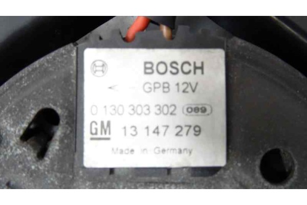 Electroventilador radiador aire acondicionado, Opel Astra H Berlina Elegance 2006, 13147279