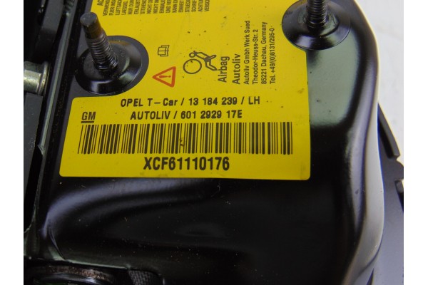 13184239  AIRBAG LATERAL IZQUIERDO OPEL ASTRA H TWIN TOP Enjoy 2006 13184239 197529 OPEL - 2