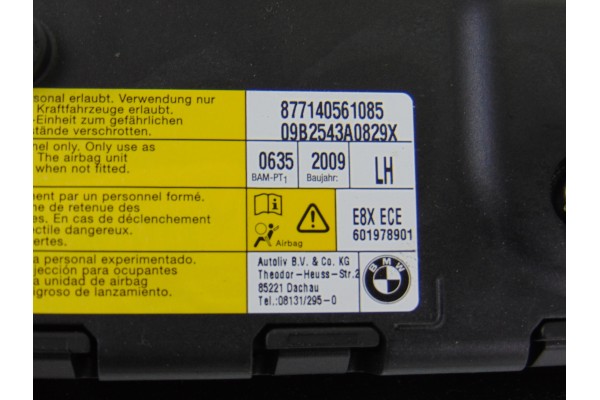 Airbag lateral izquierdo, Bmw Serie 1 Berlina (E81/E87) 116d 2009, 601978901