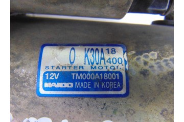 Motor arranque, Kia Rio (Bc) LS Berlina (5-ptas.) 2001, TM000A18001