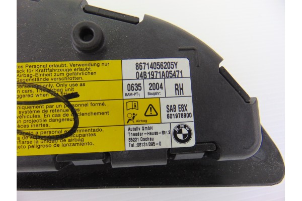 Airbag lateral derecho, Bmw Serie 1 Berlina (E81/E87) 118d 2008, 601978900