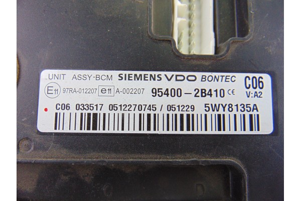 Módulo electrónico, Hyundai Santa Fe (Cm) 2.2 CRDi Comfort 4X4 2006, 95400-2B410