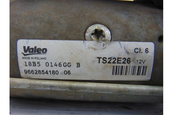 Motor arranque, Citroen Berlingo Combi Tonic 2015, 9662854180