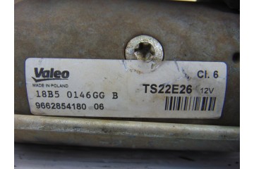 Motor arranque, Citroen Berlingo Combi Tonic 2015, 9662854180